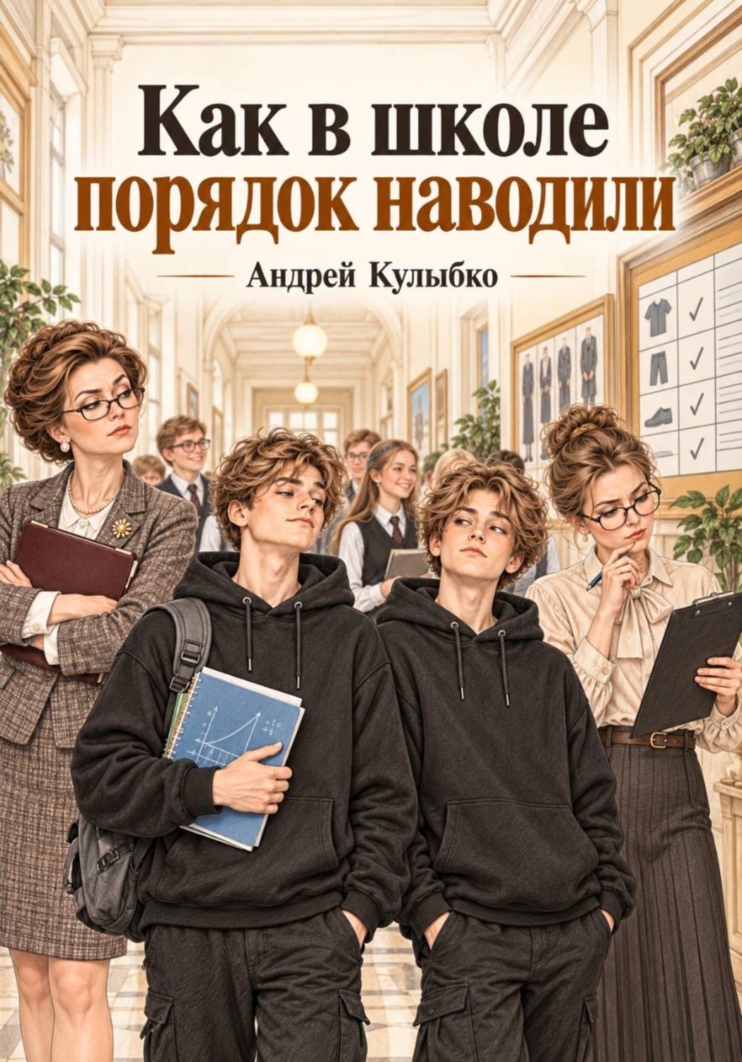 Обложка книги «Как в школе порядок наводили»