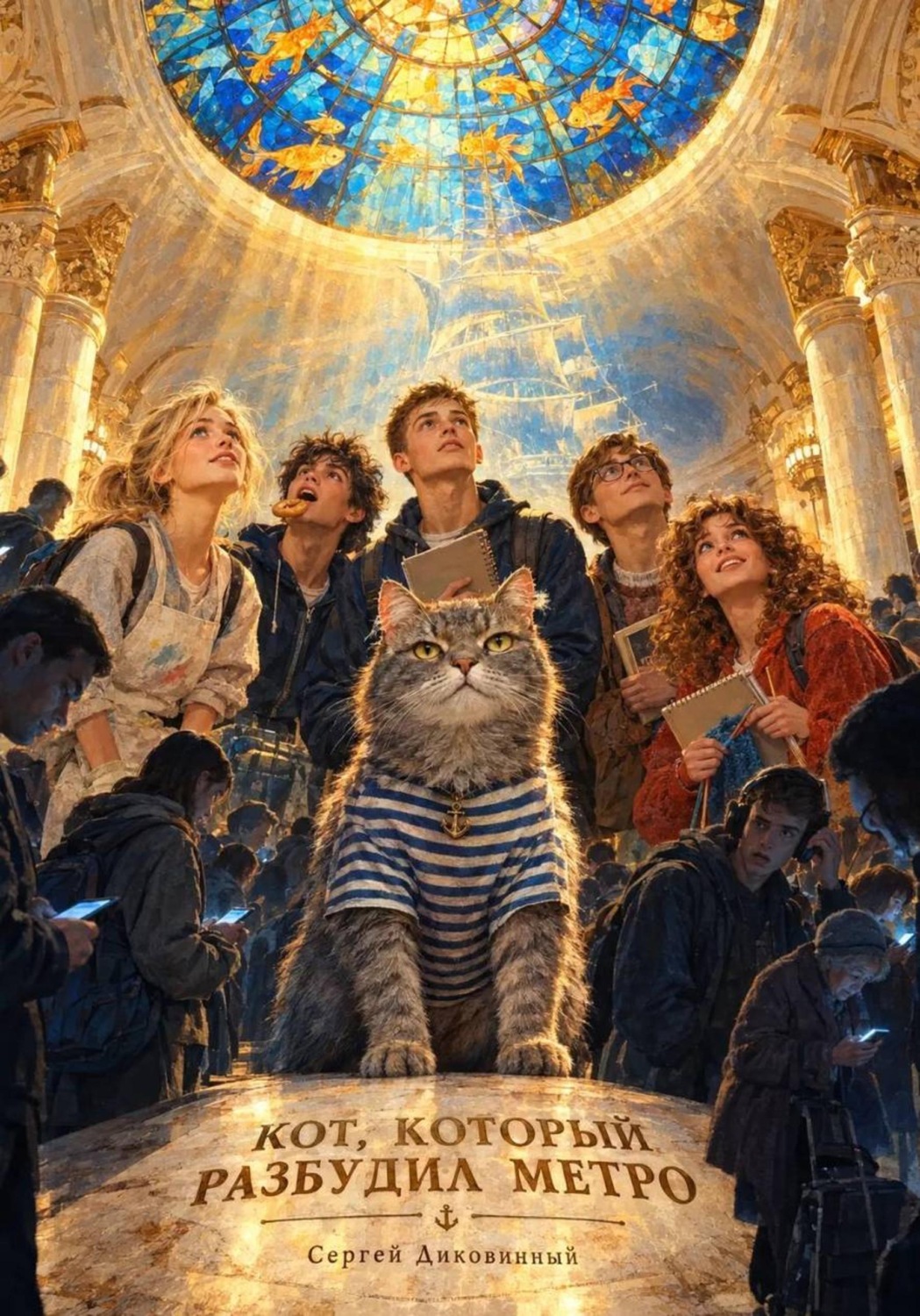 Обложка книги «Кот, который разбудил метро»