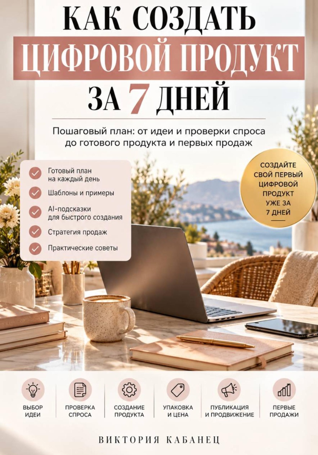 Обложка книги «Как создать цифровой продукт за 7 дней»