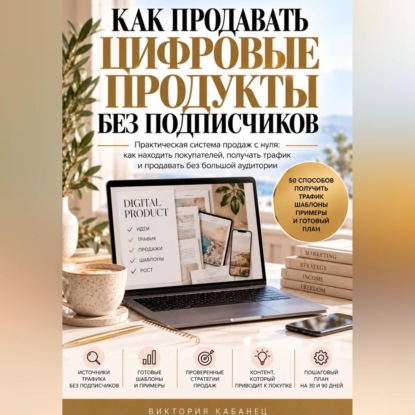 Обложка книги «Как продавать цифровые продукты без подписчиков»