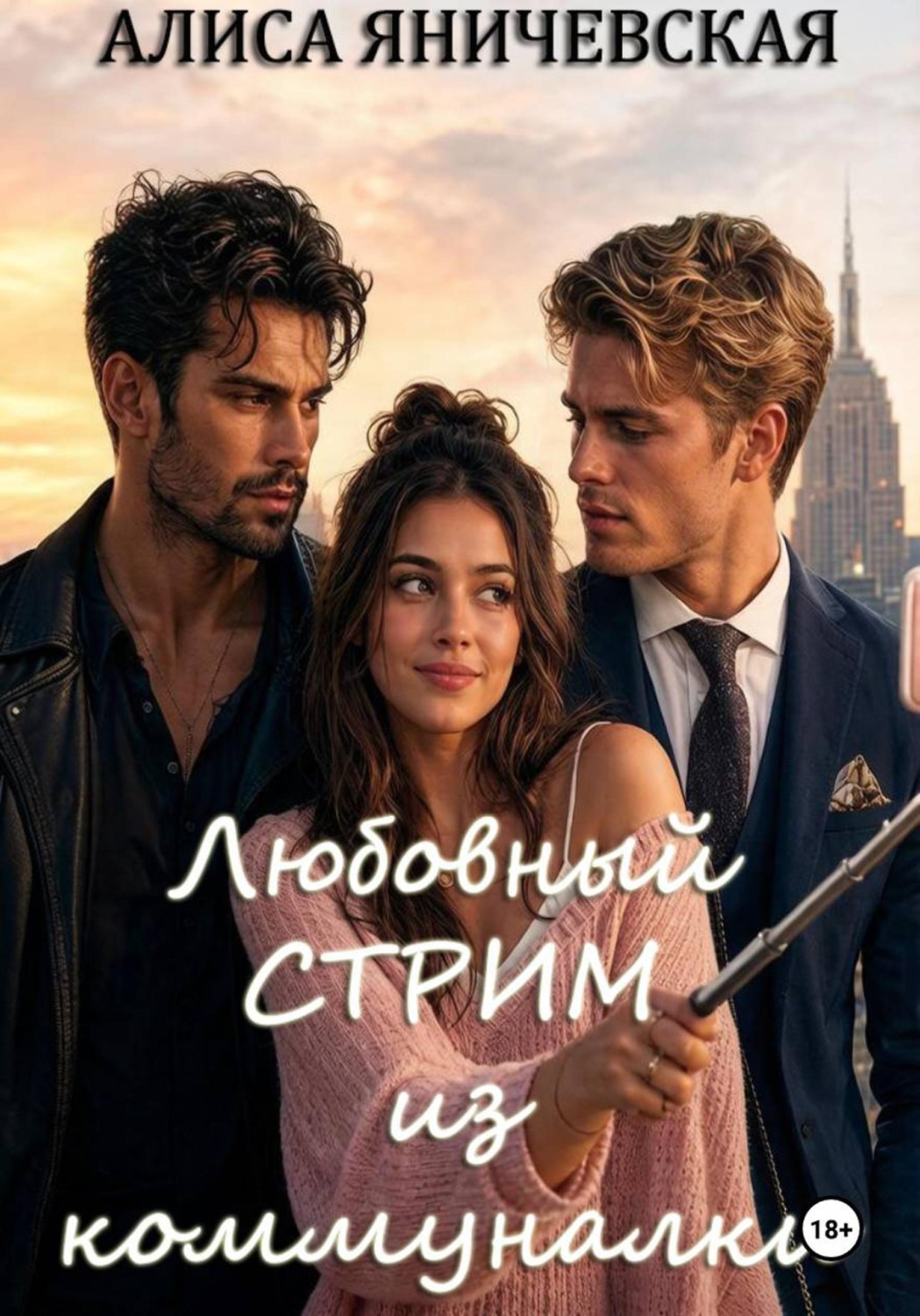 Обложка книги «Любовный стрим из коммуналки»