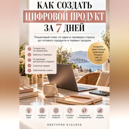 Обложка книги «Как создать цифровой продукт за 7 дней»