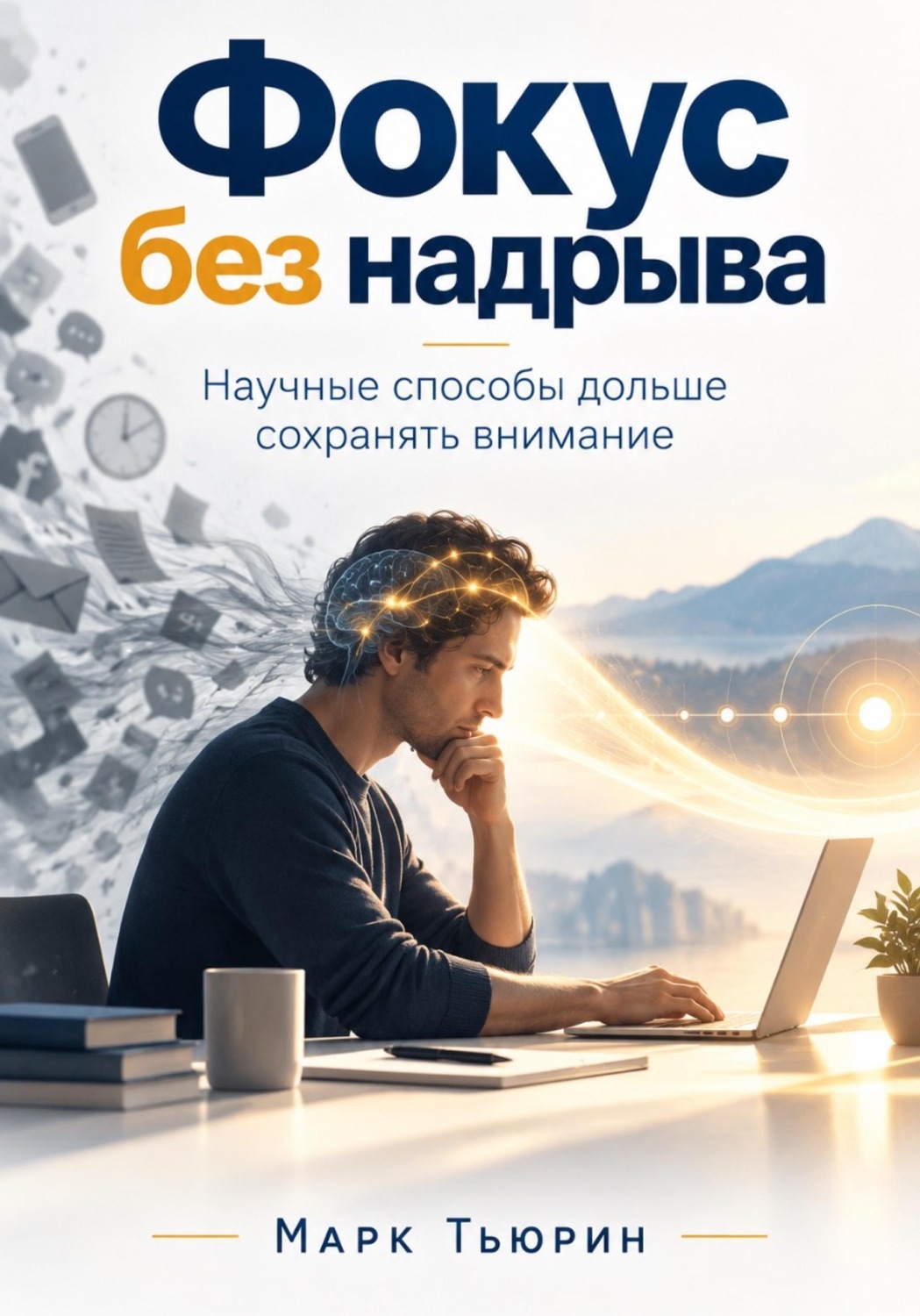 Обложка книги «Фокус без надрыва: Научные способы дольше сохранять внимание»