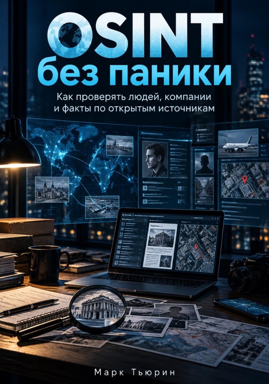 Обложка книги «OSINT без паники: Как проверять людей, компании и факты по открытым источникам»