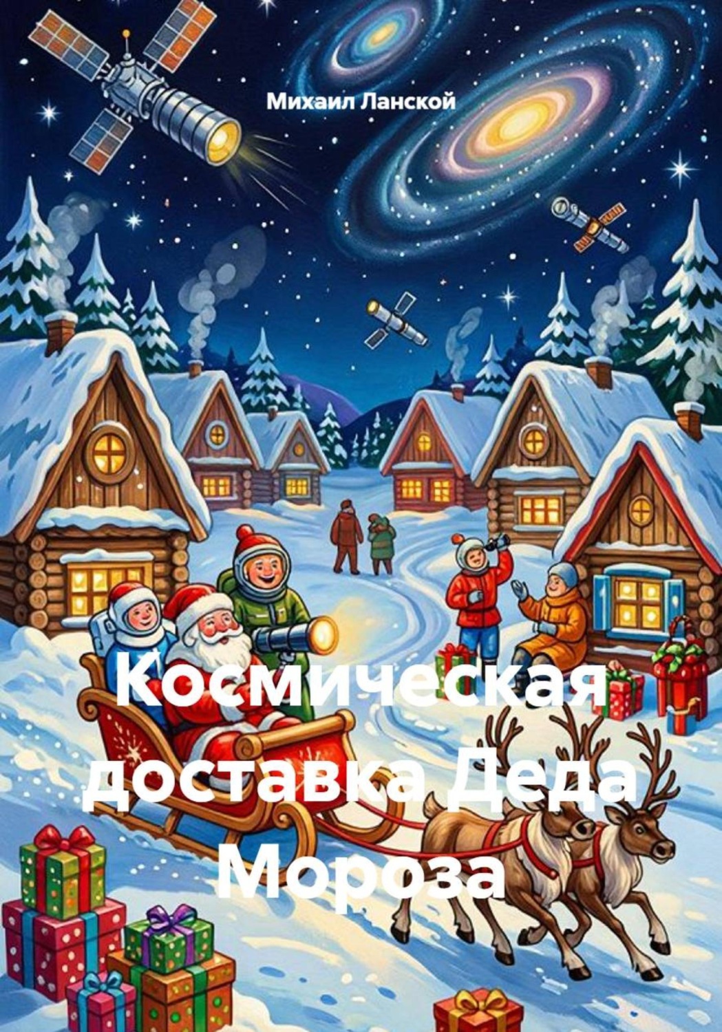 Обложка книги «Космическая доставка Деда Мороза»