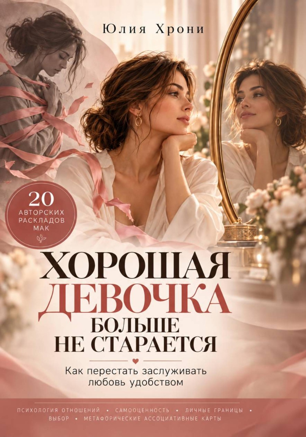 Обложка книги «Хорошая девочка больше не старается. Как перестать заслуживать любовь удобством. Практическая психология отношений и самоценности»