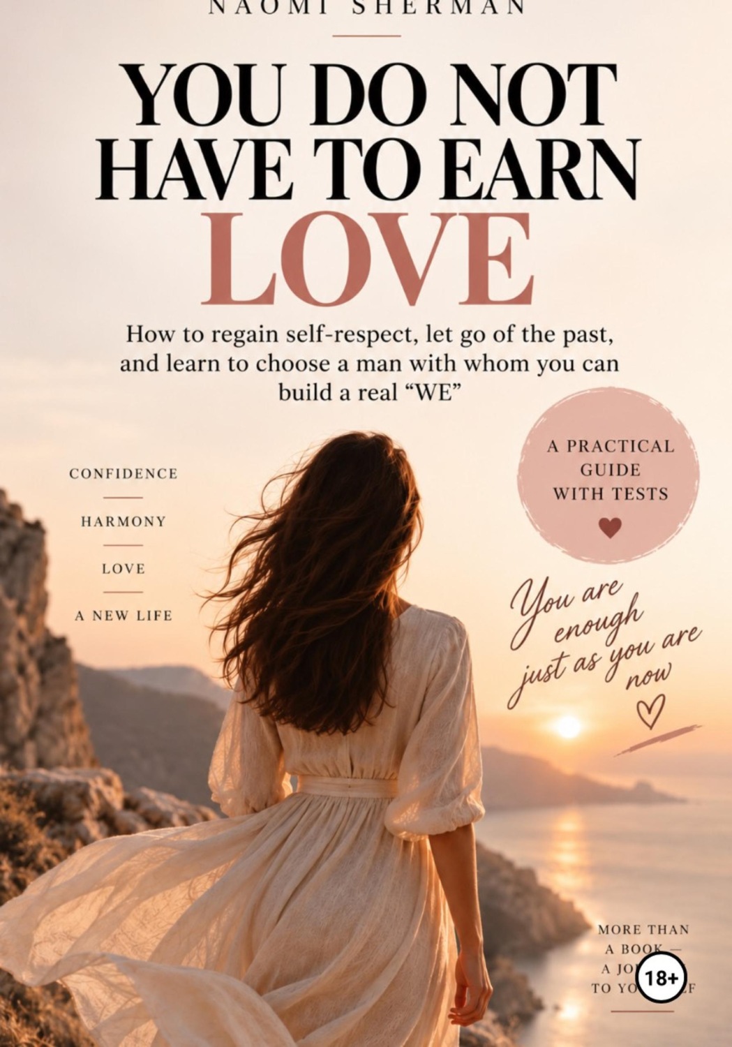 Обложка книги «You do not have to earn love. Test practical book»