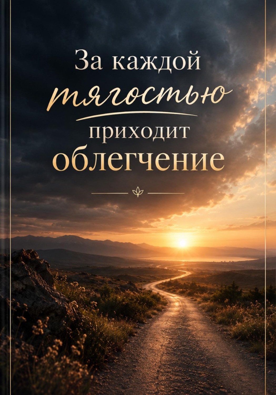 Обложка книги «За каждой тягостью приходит облегчение»