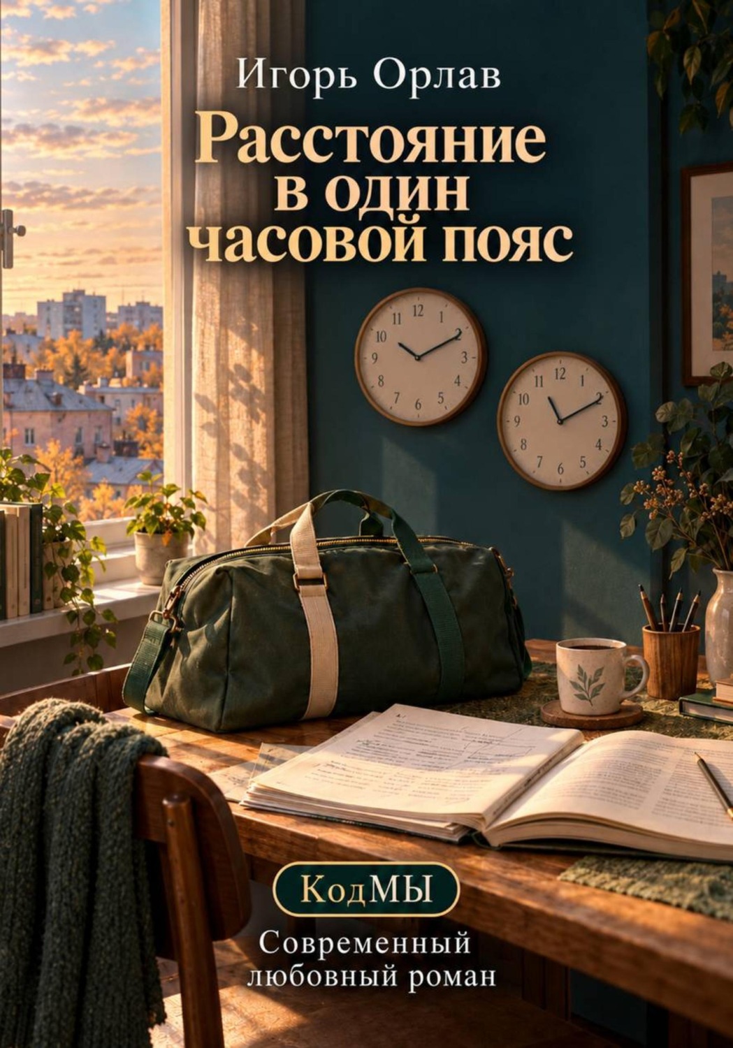 Обложка книги «Расстояние в один часовой пояс»