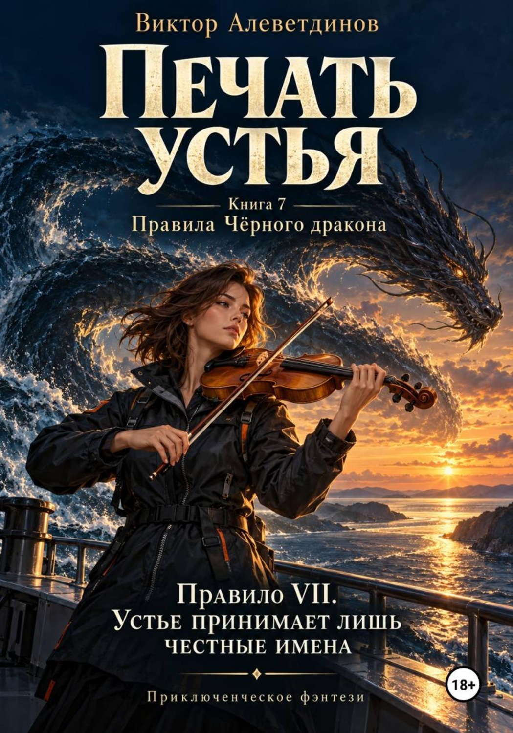 Обложка книги «Печать устья. Книга 7. Правила Чёрного дракона»