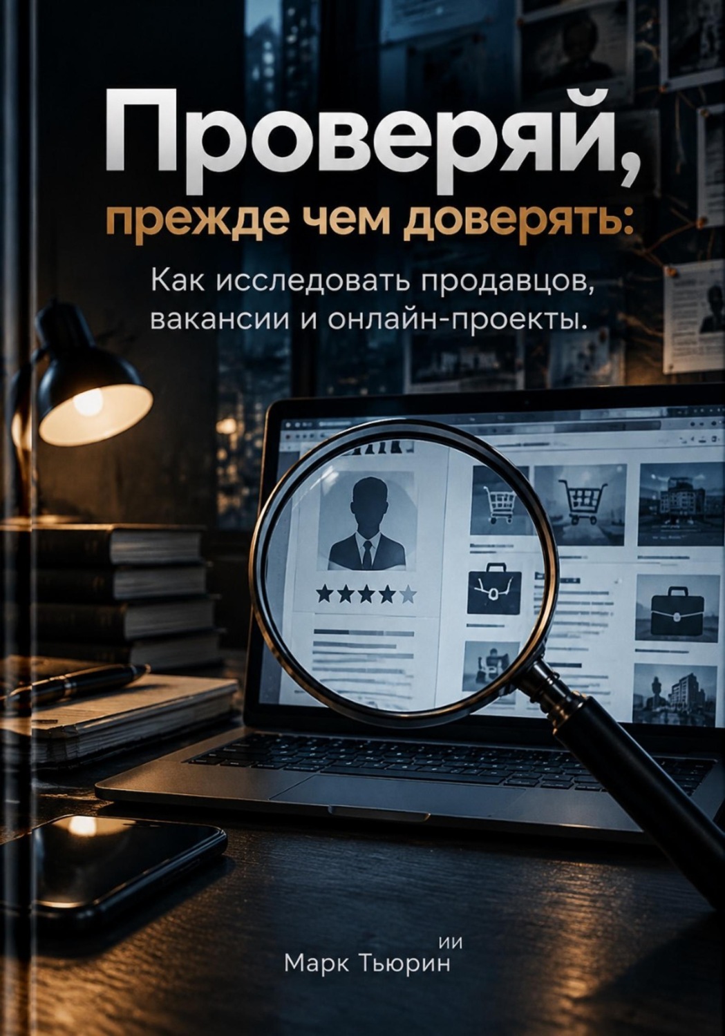 Обложка книги «Проверяй, прежде чем доверять: Как исследовать продавцов, вакансии и онлайн-проекты»