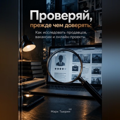 Обложка книги «Проверяй, прежде чем доверять: Как исследовать продавцов, вакансии и онлайн-проекты»