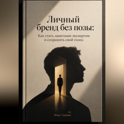 Обложка книги «Личный бренд без позы: Как стать заметным экспертом и сохранить свой голос»
