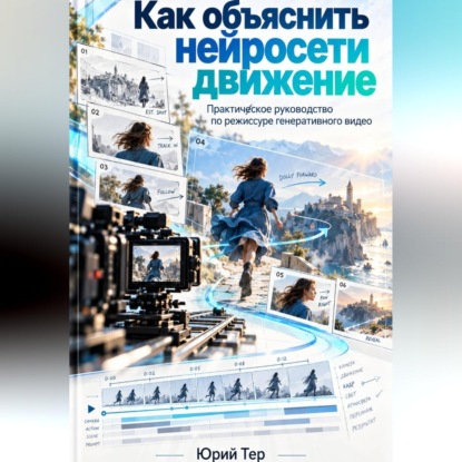 Обложка книги «Как объяснить нейросети движение: практическое руководство по режиссуре генеративного видео»