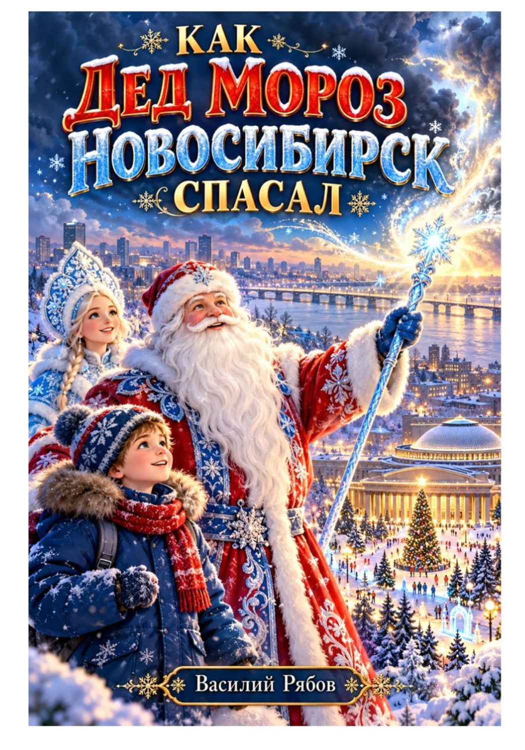 Обложка книги «Дед Мороз спасает Новосибирск»