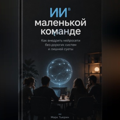 Обложка книги «ИИ в маленькой команде: Как внедрить нейросети без дорогих систем и лишней суеты»