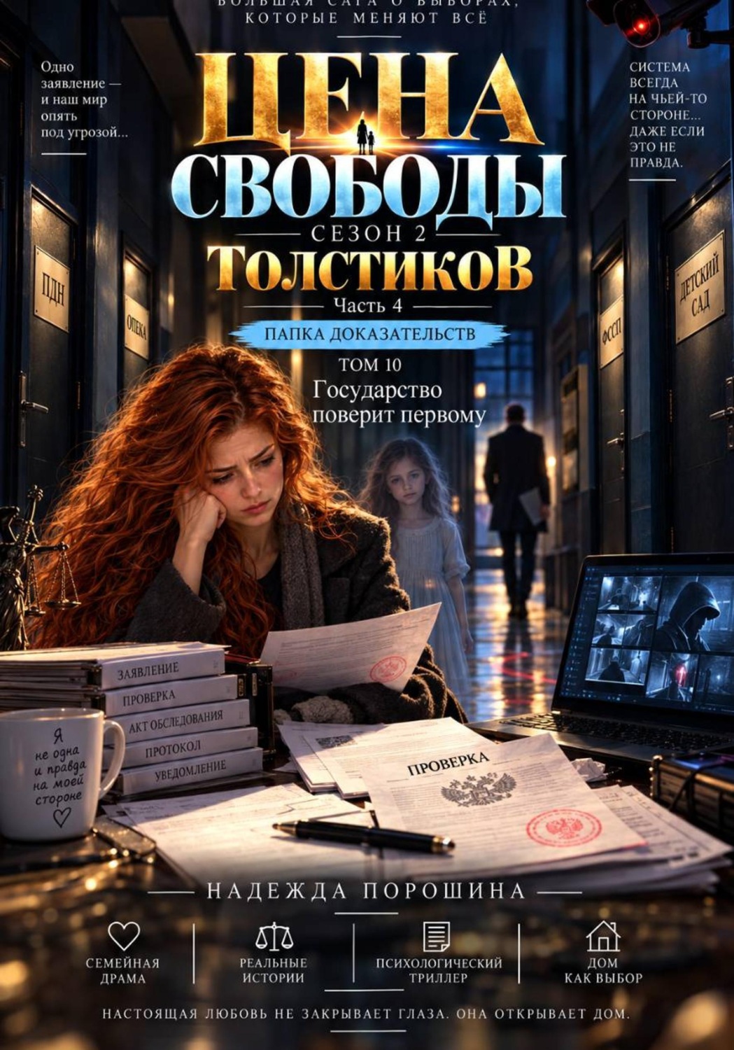 Обложка книги «ЦЕНА СВОБОДЫ. СЕЗОН 2. Толстиков. Часть 4. Папка доказательств. Том 10. Государство поверит первому»