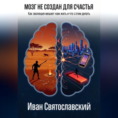 Обложка книги «Мозг не создан для счастья»
