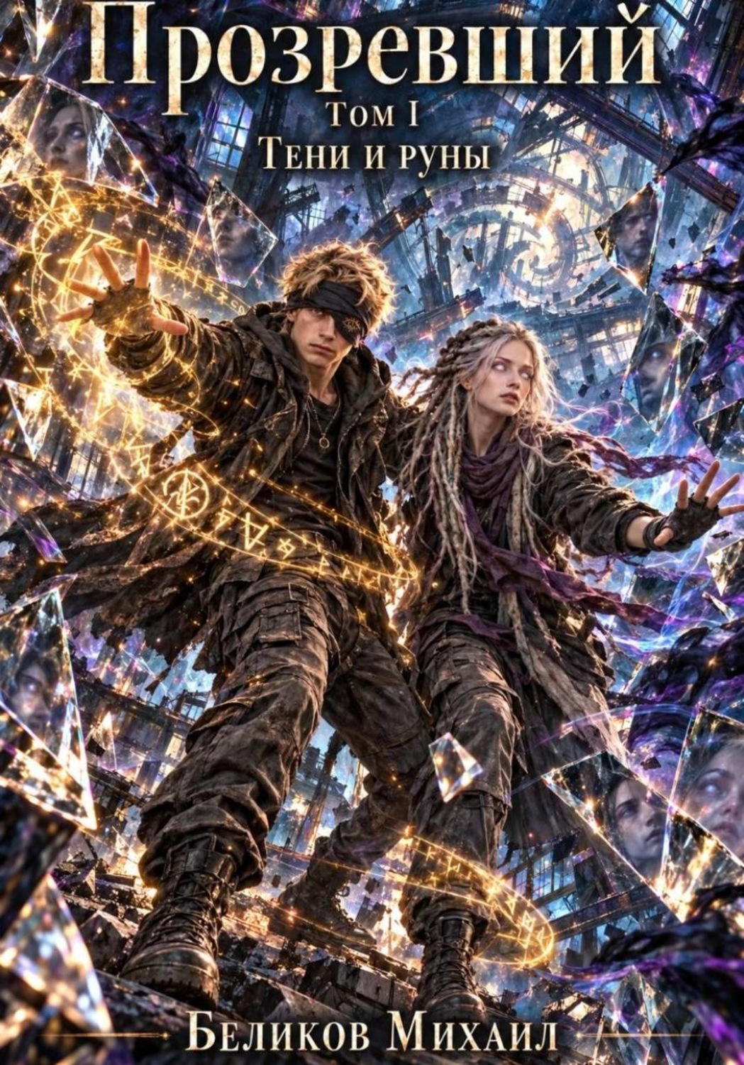 Обложка книги «Прозревший. Том I. Тени и руны»