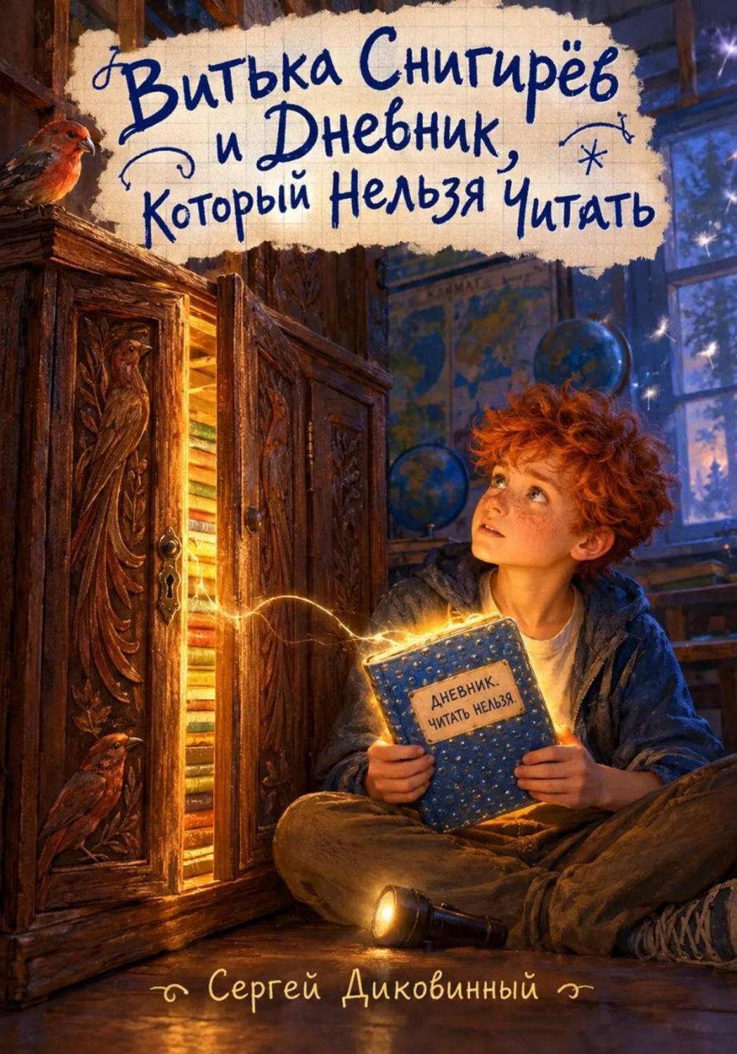 Обложка книги «Витька Снигирёв и дневник, который нельзя читать»
