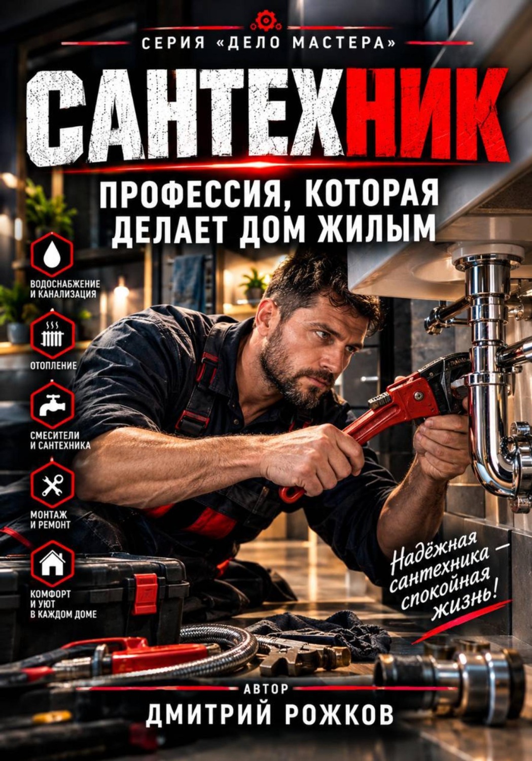 Обложка книги «Сантехник. Профессия, которая делает дом жилым»