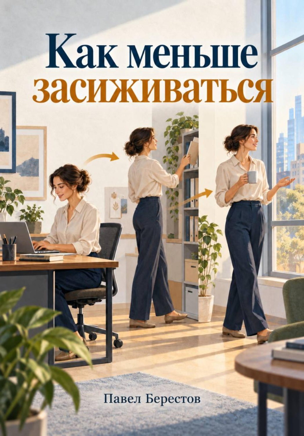 Обложка книги «Как меньше засиживаться»