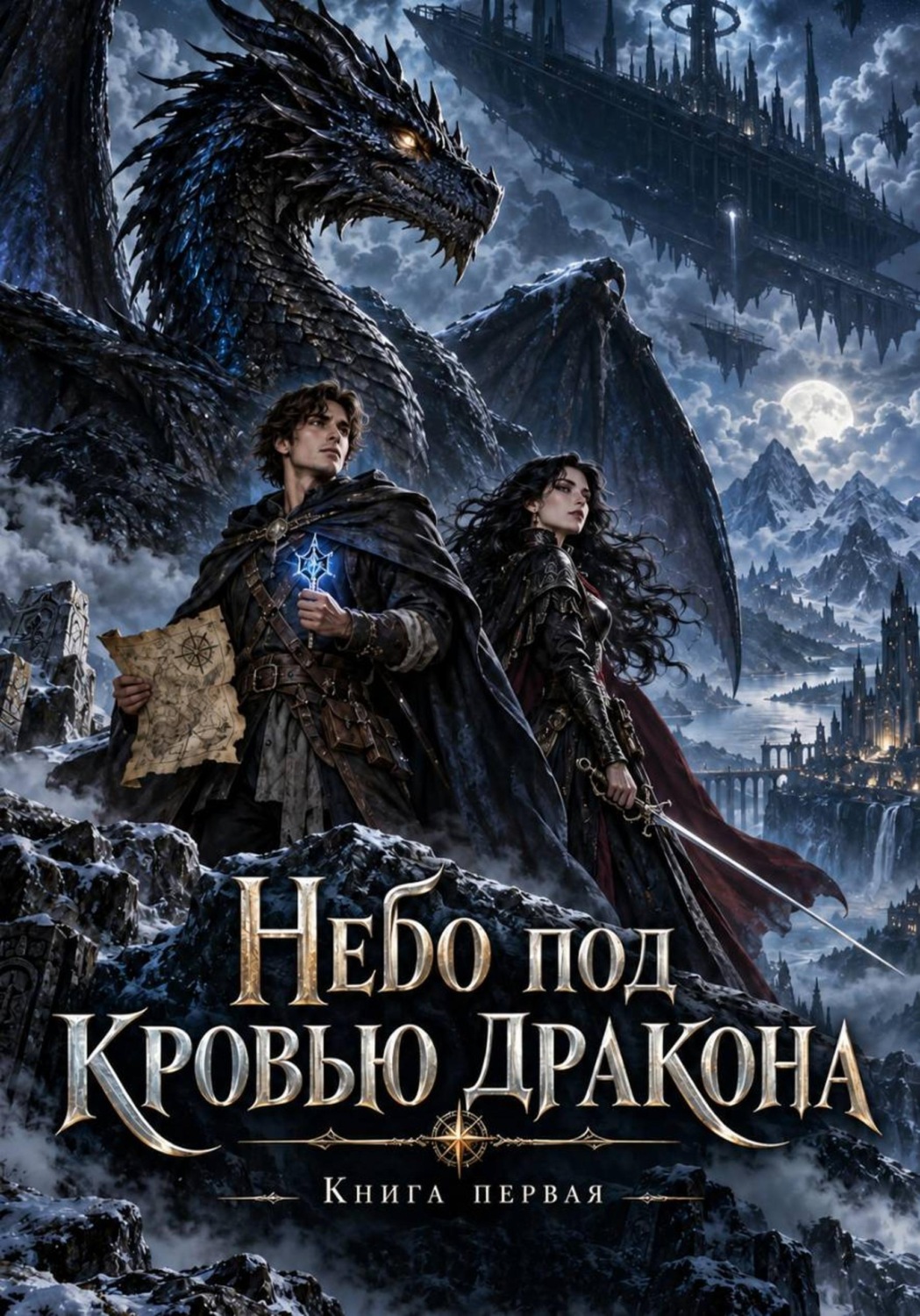 Обложка книги «Небо под кровью дракона»
