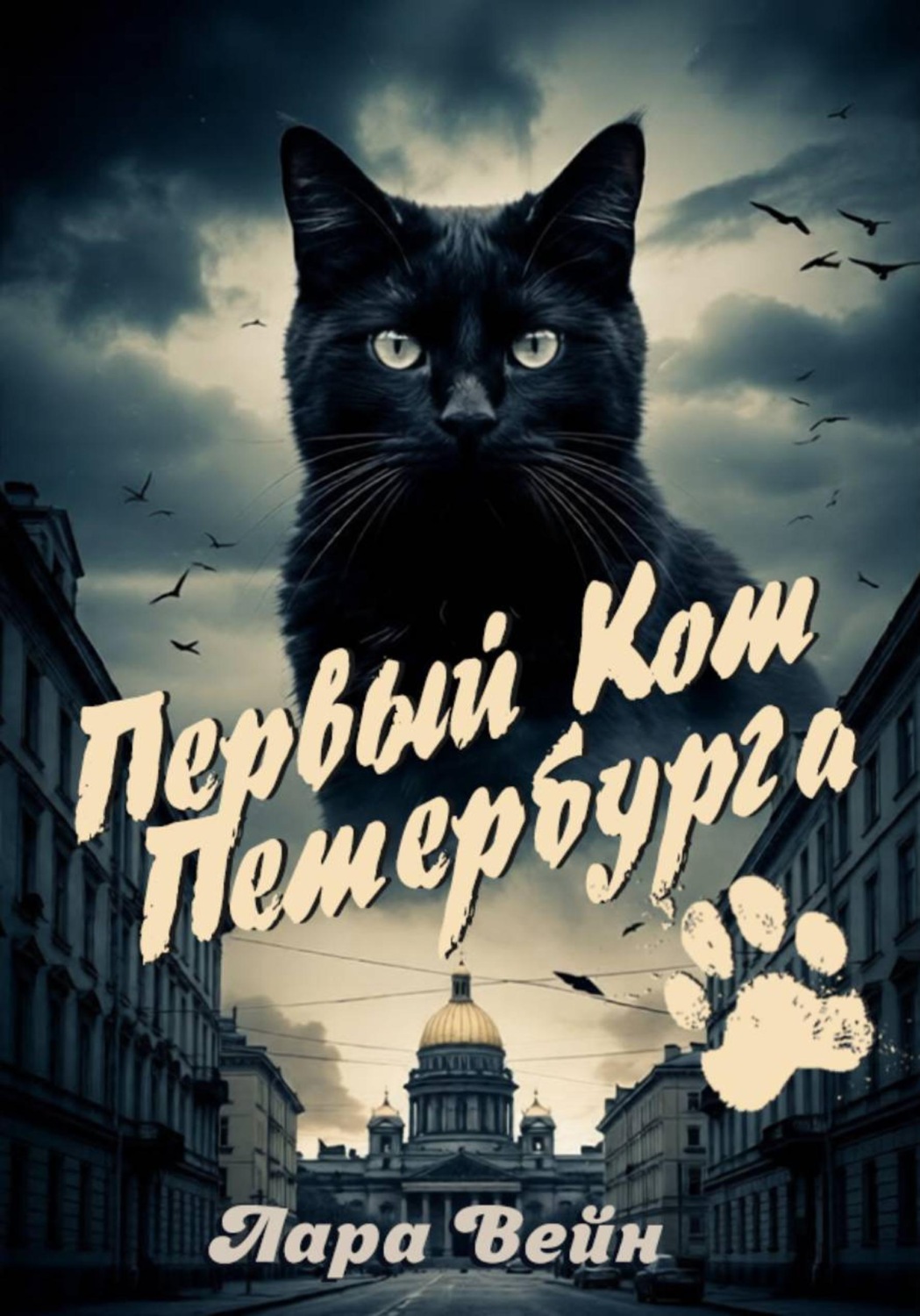 Обложка книги «Первый кот Петербурга»