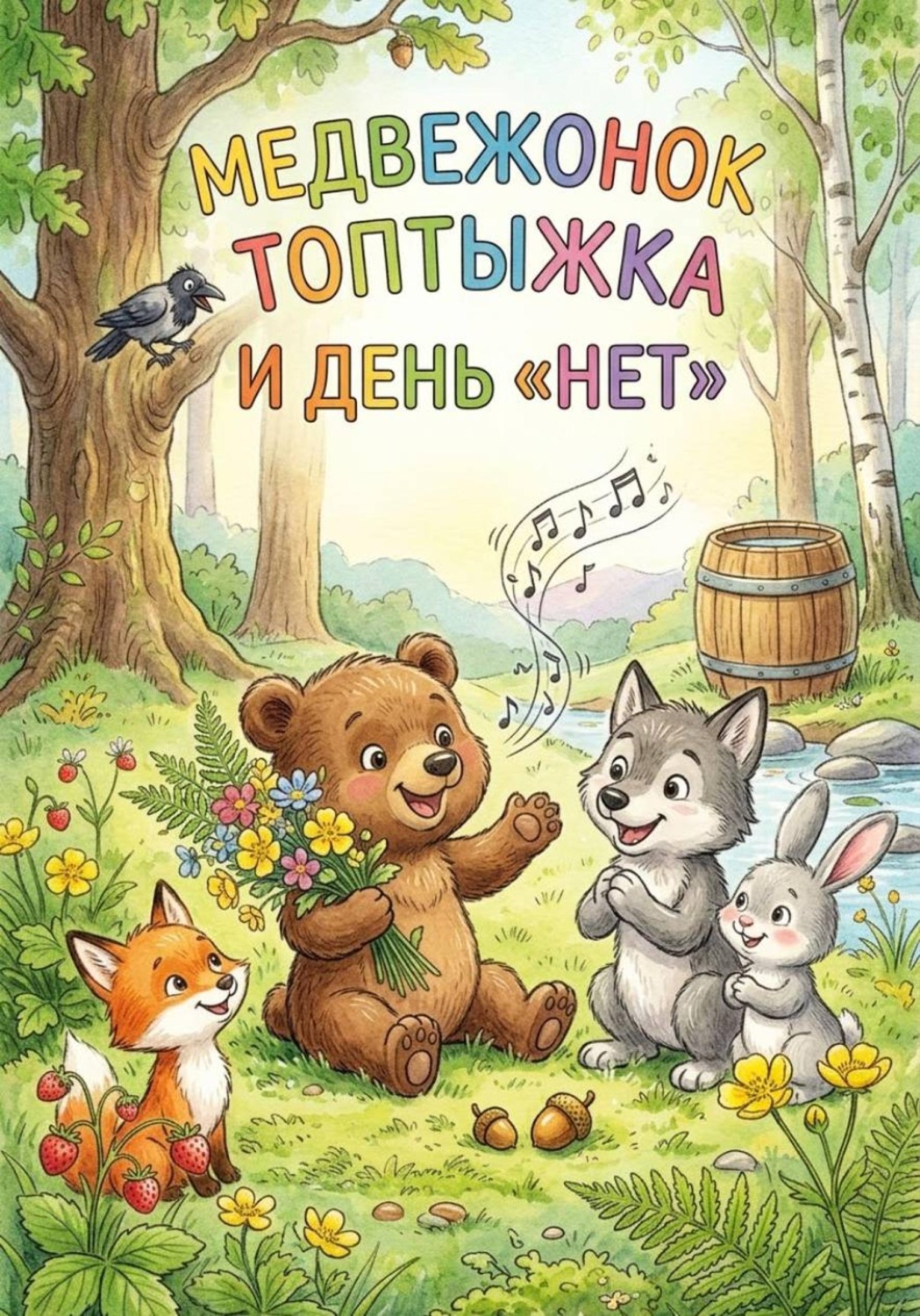 Обложка книги «Медвежонок Топтыжка и день "НЕТ"»