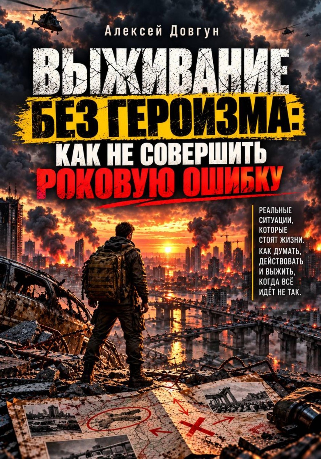 Обложка книги «Выживание без героизма: Как не совершить роковую ошибку»