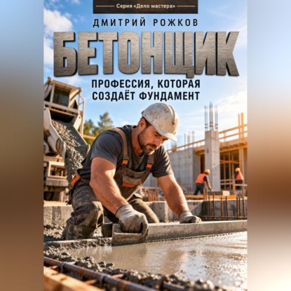 Обложка книги «Бетонщик. Профессия, которая создаёт фундамент»