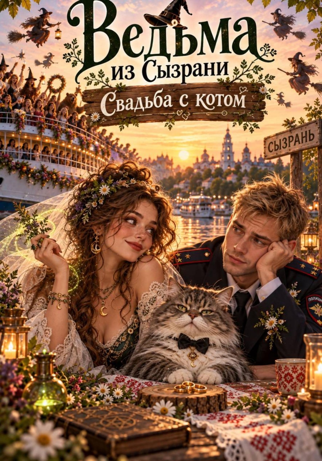 Обложка книги «Ведьма из Сызрани. Свадьба с котом»