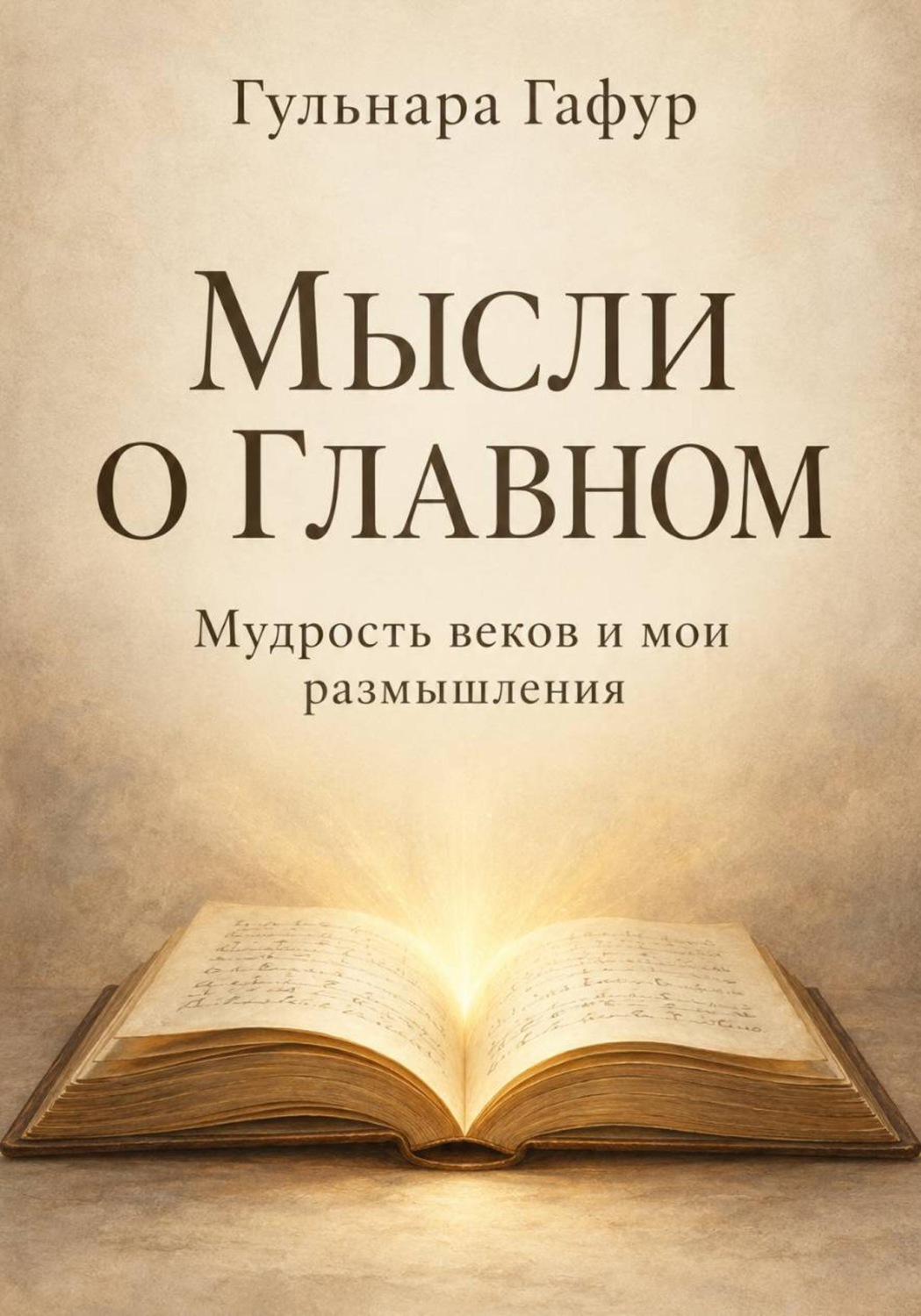 Обложка книги «Мысли о главном. Сборник изречений и авторских размышлений»