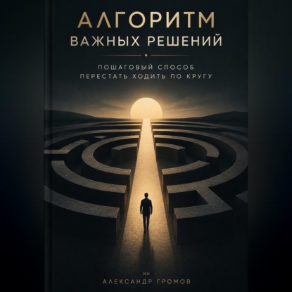 Обложка книги «Алгоритм важных решений. Пошаговый способ перестать ходить по кругу»