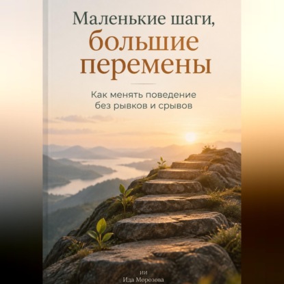 Обложка книги «Маленькие шаги, большие перемены. Как менять поведение без рывков и срывов»