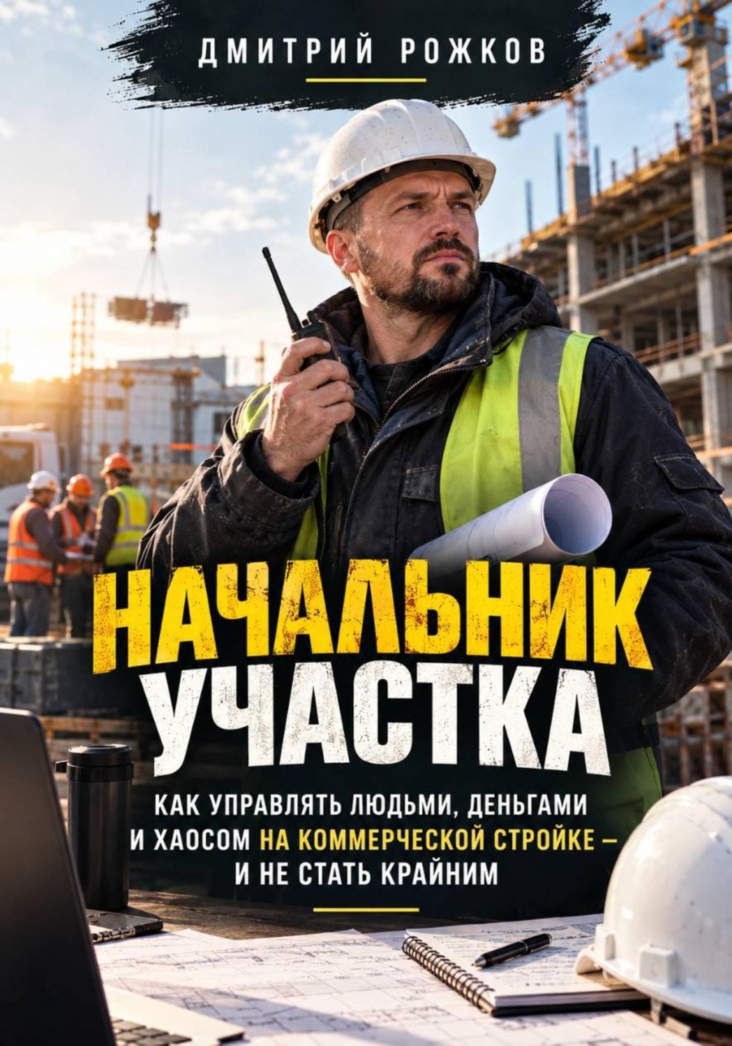 Обложка книги «Начальник участка. Как управлять людьми, деньгами и хаосом на коммерческой стройке — и не стать крайним»