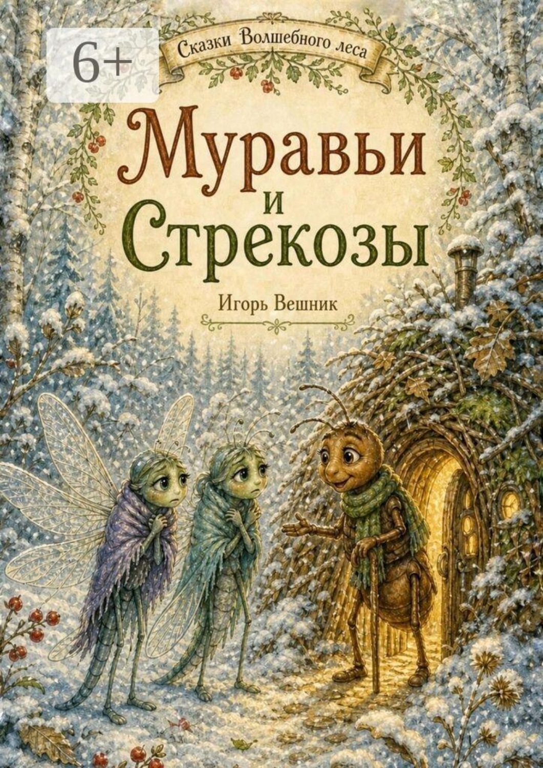 Обложка книги «Муравьи и Стрекозы. Сказки Волшебного леса»