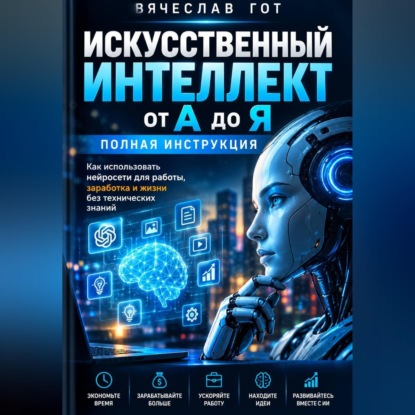 Обложка книги «Искусственный интеллект от А до Я. Полная инструкция»
