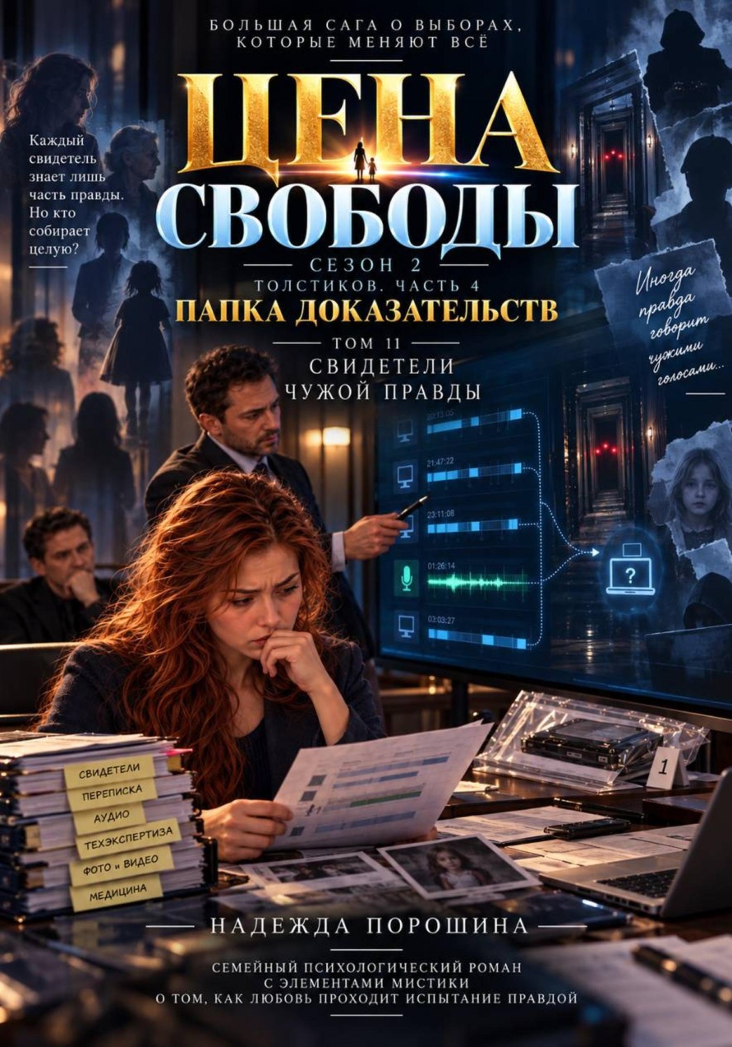 Обложка книги «Цена свободы. Сезон 2. Толстиков. Часть 4. Папка доказательств. Том 11. Свидетели чужой правды»