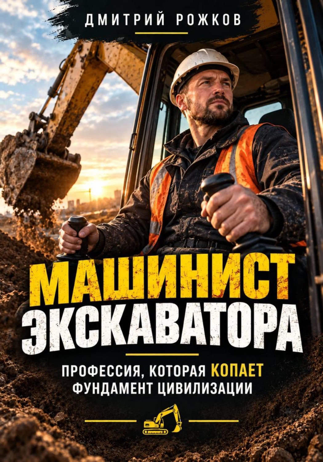 Обложка книги «Машинист экскаватора. Профессия, которая копает фундамент цивилизации»