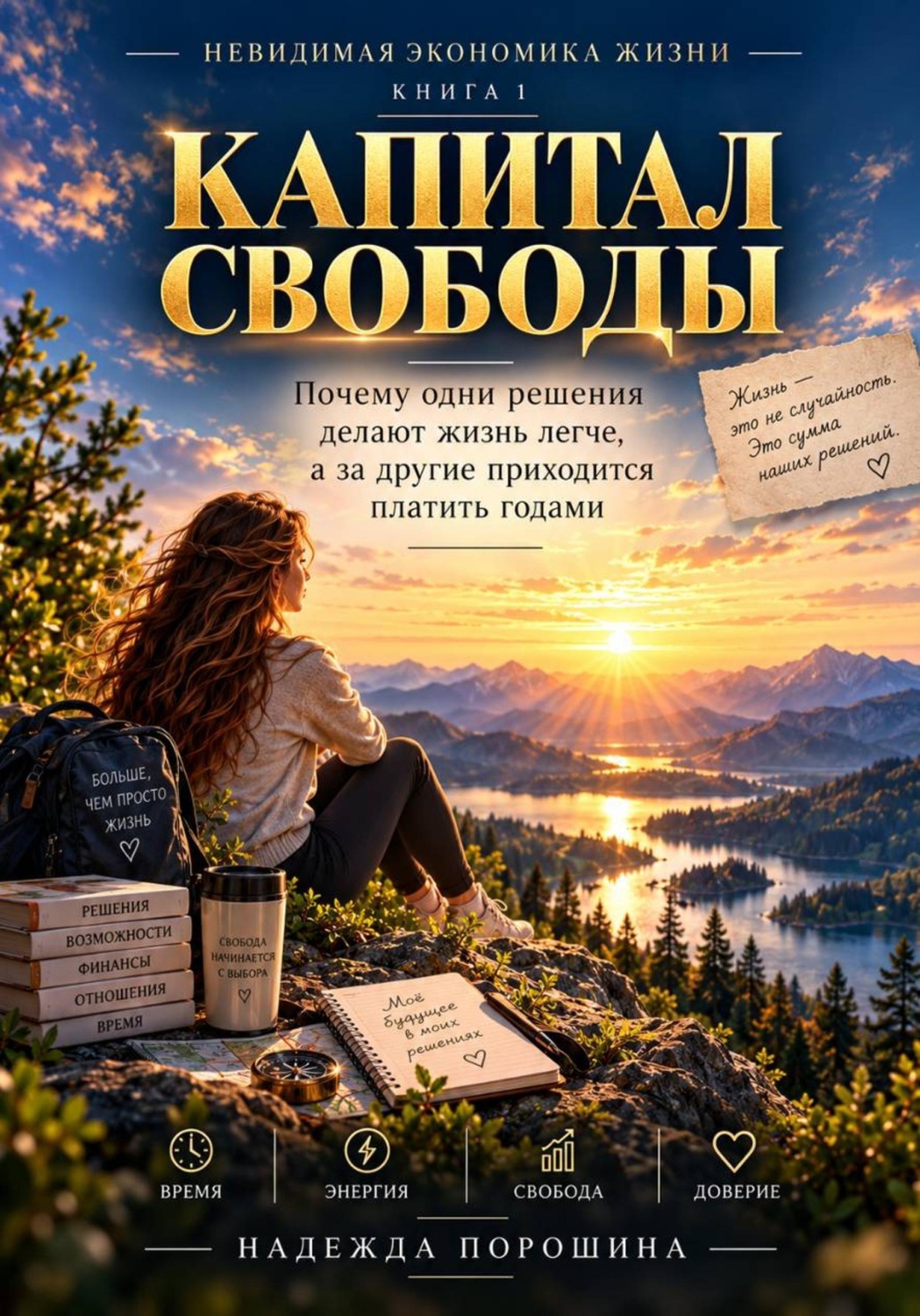 Обложка книги «Невидимая экономика жизни. Книга 1. Капитал свободы»