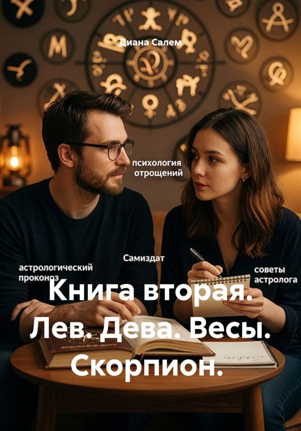 Обложка книги «Книга вторая. Лев. Дева. Весы. Скорпион»