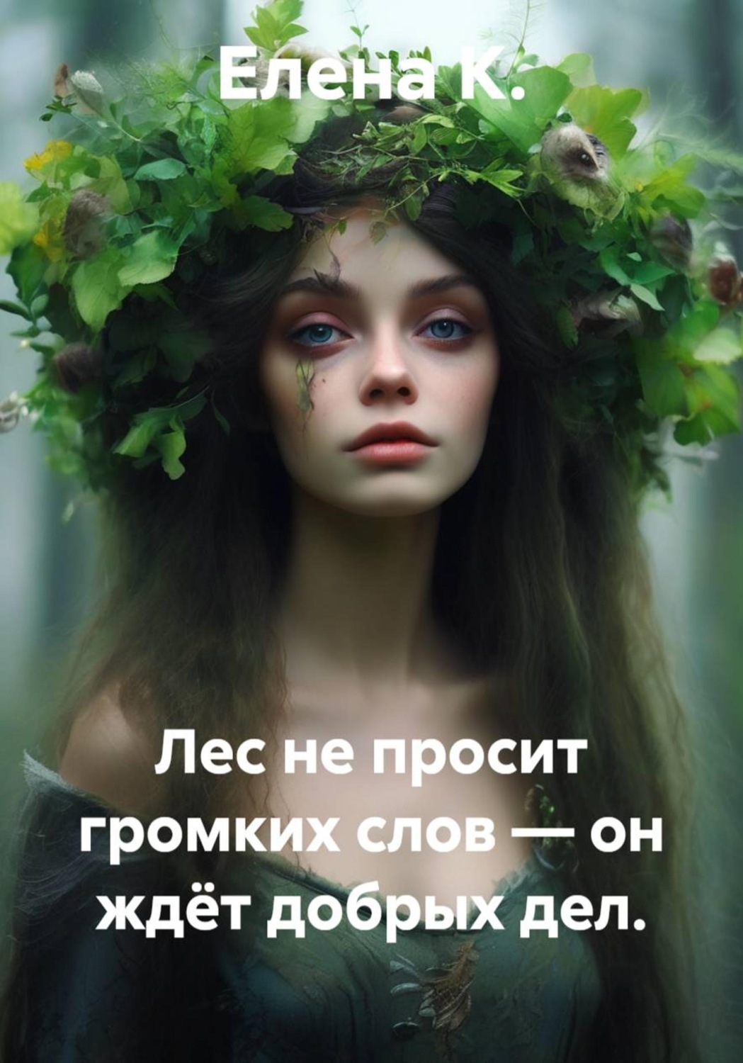 Обложка книги «Лес не просит громких слов — он ждёт добрых дел.»