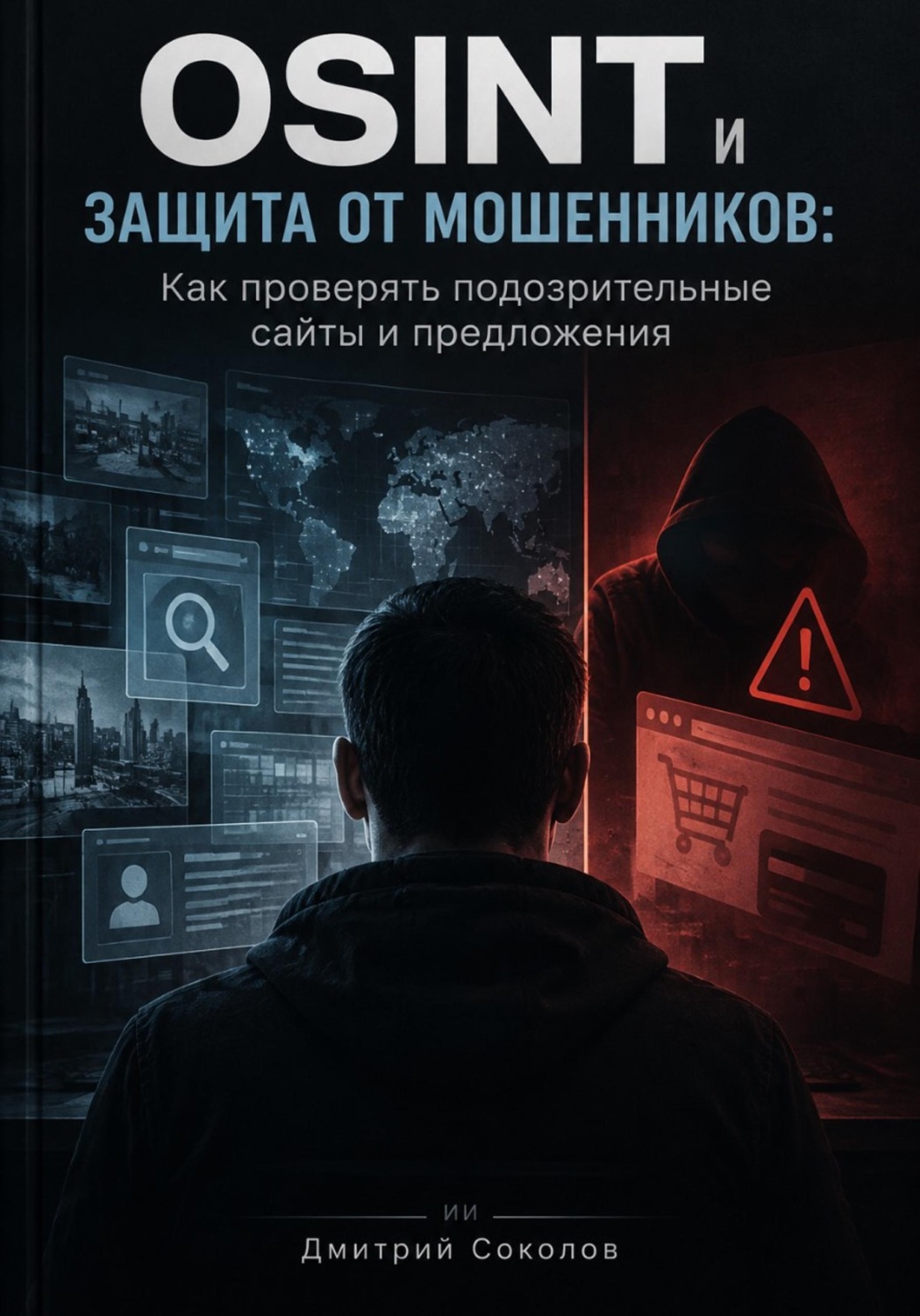 Обложка книги «OSINT и защита от мошенников. Как проверять подозрительные сайты и предложения»