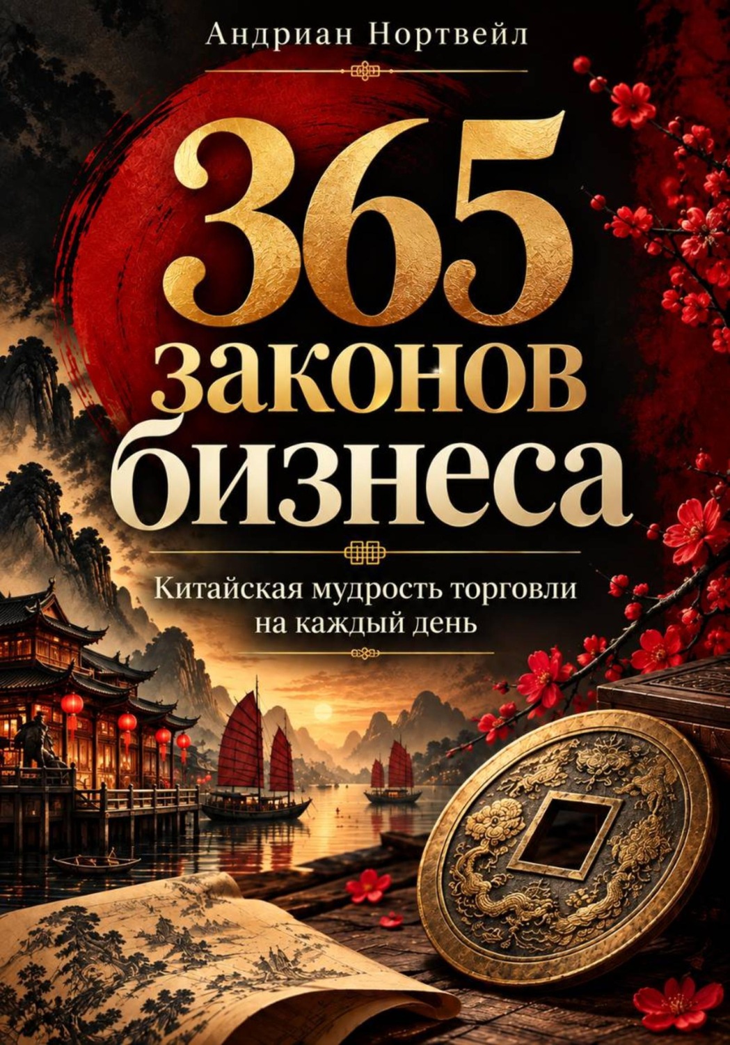 Обложка книги «365 законов бизнеса. Китайская мудрость торговли на каждый день»