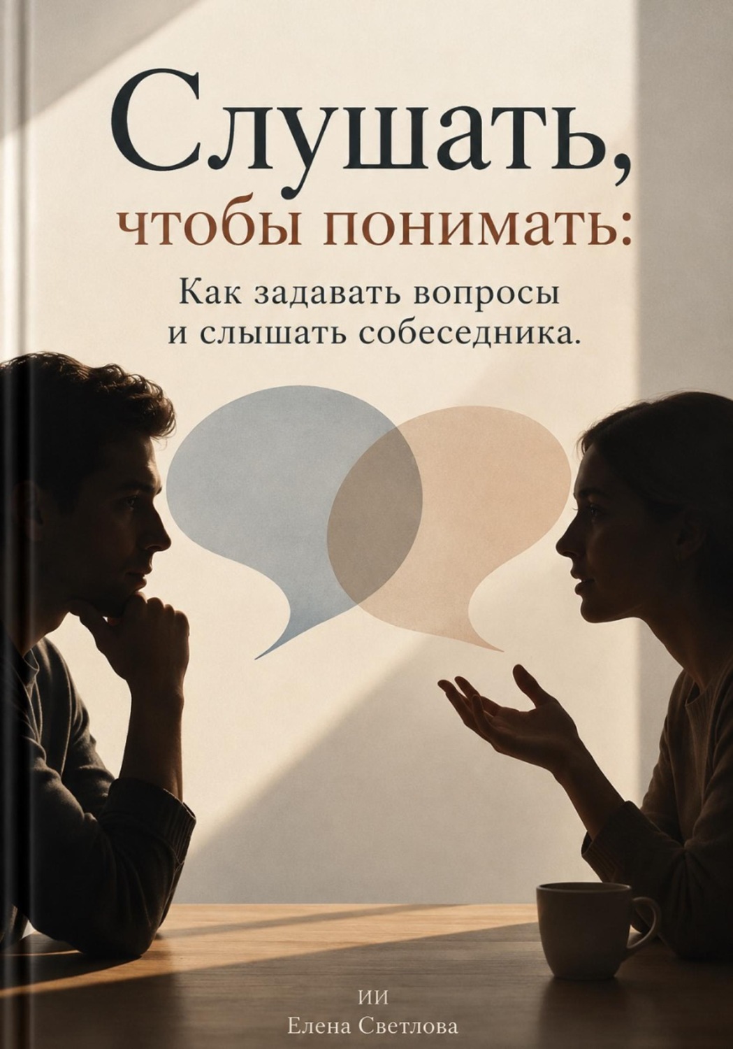 Обложка книги «Слушать, чтобы понимать: Как задавать вопросы и слышать собеседника»