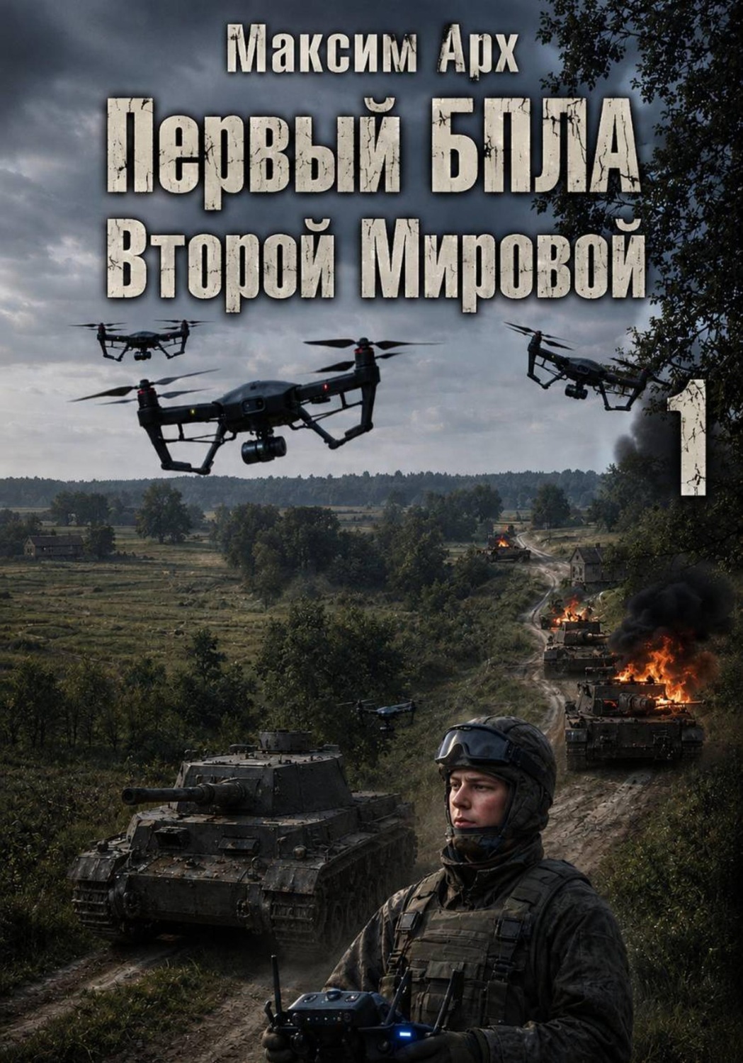 Обложка книги «Первый БПЛА Второй Мировой - 1»