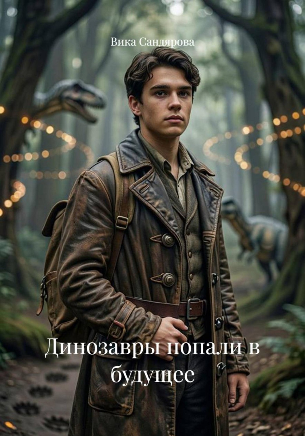 Обложка книги «Динозавры попали в будущее»