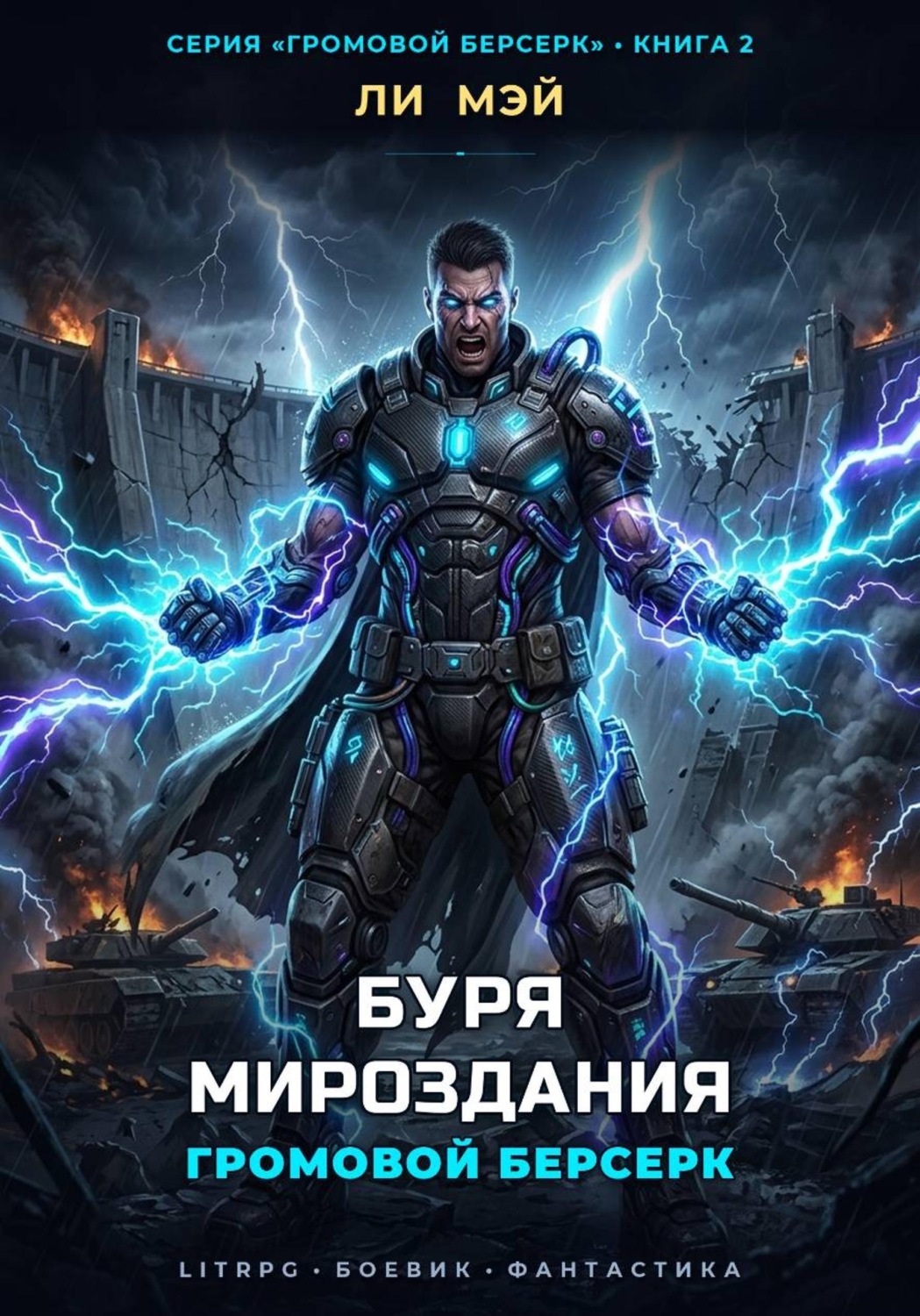 Обложка книги «Громовой Берсерк: Буря Мироздания»