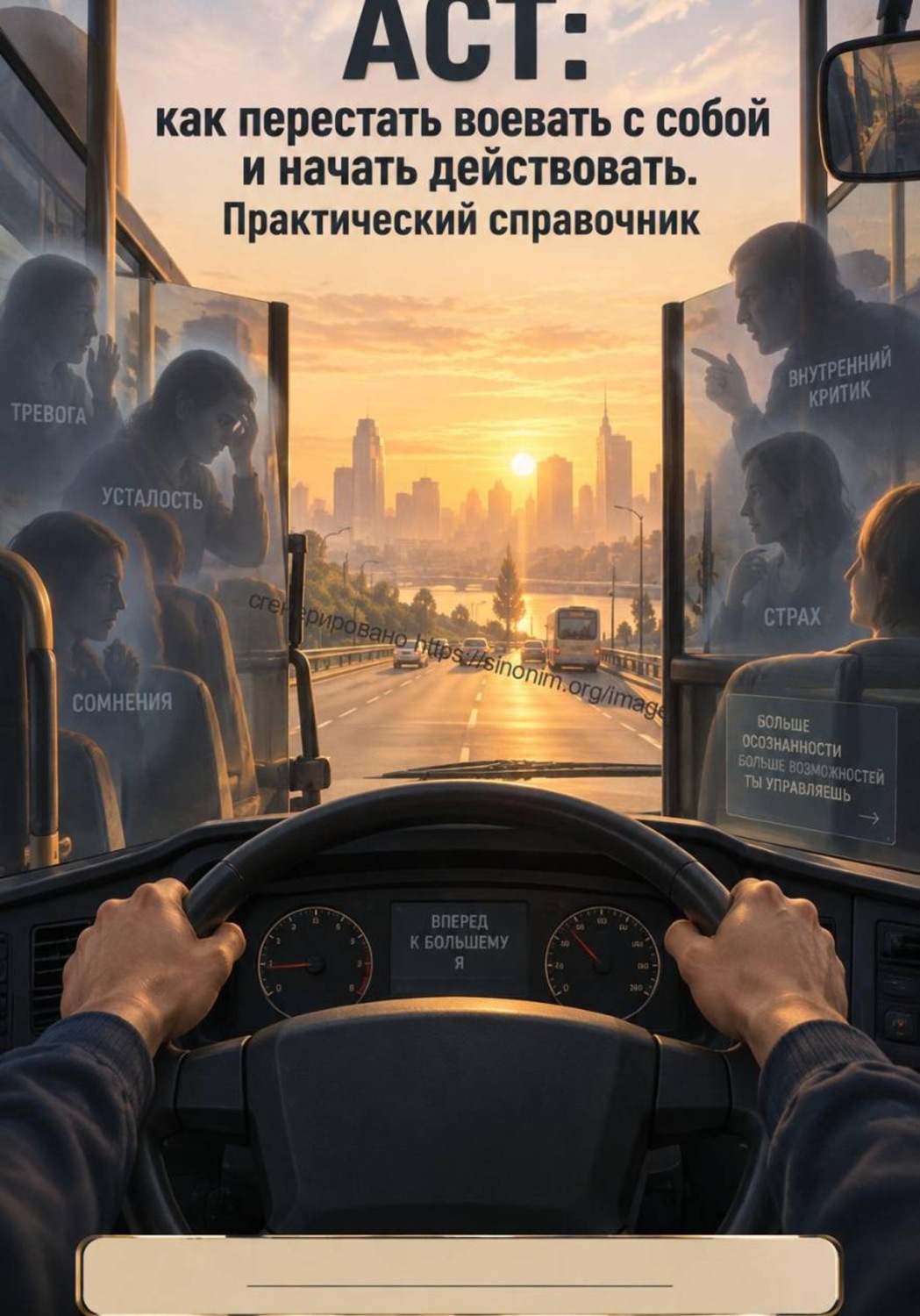 Обложка книги «АСТ: как перестать воевать с собой и начать действовать. Практический справочник»